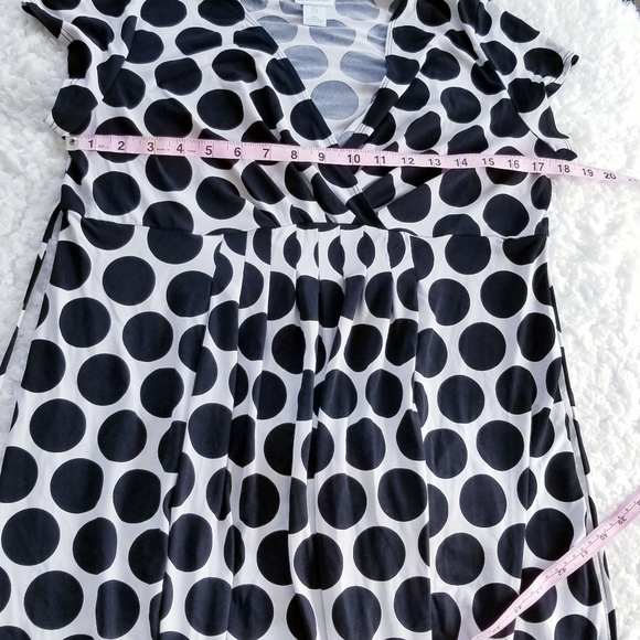 Motherhood, Large, Black/ White, Maternity Dress - Picture 3 of 5